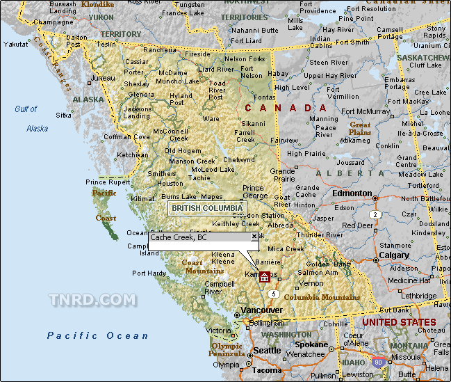 Cache Creek Map
