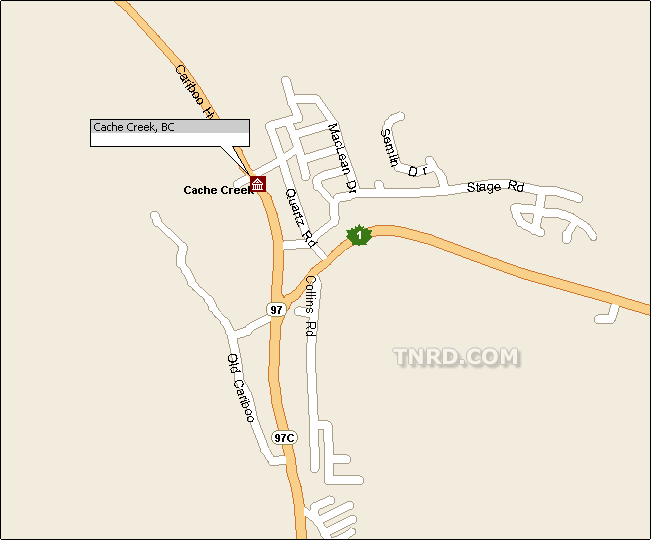City of Cache Creek Map