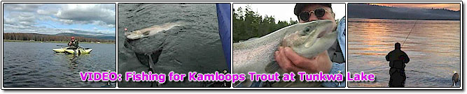 Fishing for Kamloops Trout at Tunkwa Lake