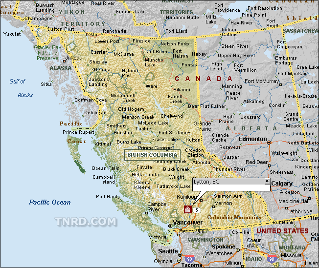 Lytton Map